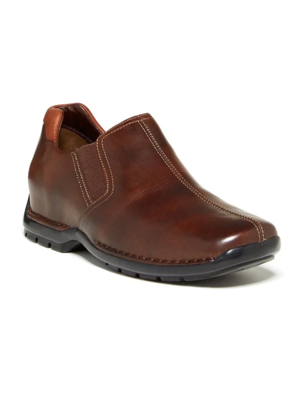 Cole Haan Zeno brown leather slip on loafer / driving Mocs Size 9
